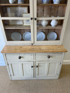 An Early 19th Century English Pine Painted Bookcase