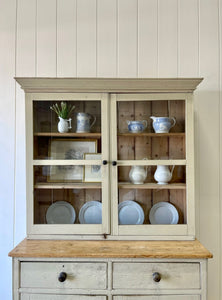 An Early 19th Century English Pine Painted Bookcase