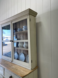 An Early 19th Century English Pine Painted Bookcase
