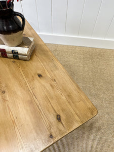 Antique English Country Pine Coffee Table c1890