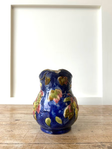 Vintage Majolica Blackberry Pitcher