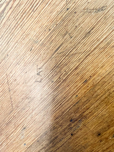 A Welsh Pitch Pine Boys School 6ft Dining Table c1850