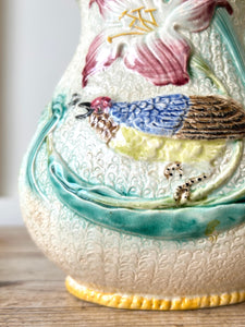 An Antique Majolica Pitcher