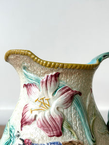 An Antique Majolica Pitcher