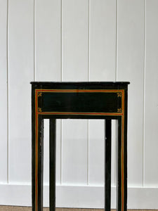 A Charming Diminutive English Painted Side Table c1850
