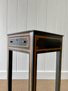 A Charming Diminutive English Painted Side Table c1850