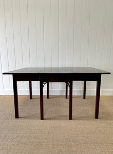 A Large English Chippendale Country Mahogany Drop Leaf Table c1790
