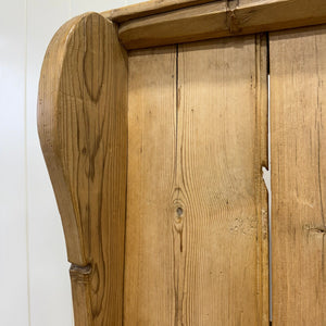 An English 19th Century Curved Bench or Settle