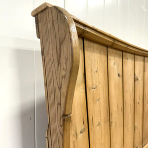 An English 19th Century Curved Bench or Settle