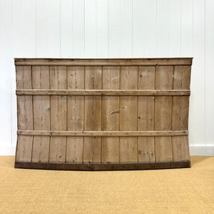 An English 19th Century Curved Bench or Settle