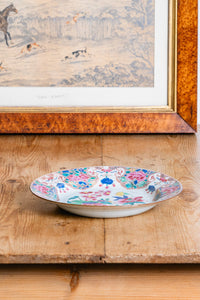 An Antique Chinese Famille Rose "Peony" Plate 18th Century