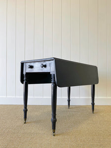 An English Mahogany Ebonzied Pembroke Table c1870
