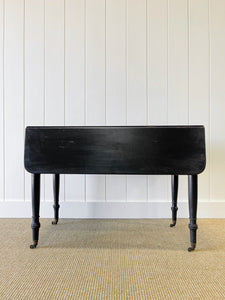 An English Mahogany Ebonzied Pembroke Table c1870