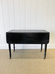 An English Mahogany Ebonzied Pembroke Table c1870