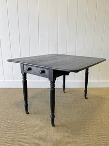 An English Mahogany Ebonzied Pembroke Table c1870