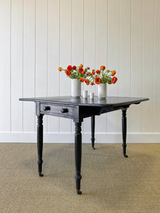An English Mahogany Ebonzied Pembroke Table c1870