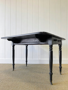 An English Mahogany Ebonzied Pembroke Table c1870