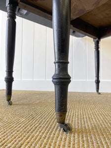 An English Mahogany Ebonzied Pembroke Table c1870