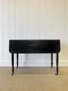 An English Mahogany Ebonzied Pembroke Table c1870