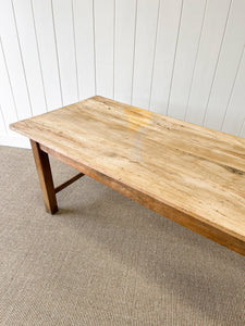 An English 9ft  Early 19th Century Country Oak or Elm Dining Harvest Table