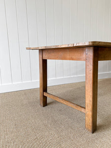 An English 9ft  Early 19th Century Country Oak or Elm Dining Harvest Table