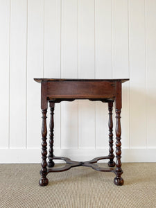 An English Oak Lowboy Table c1790