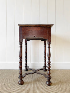 An English Oak Lowboy Table c1790