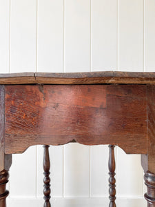 An English Oak Lowboy Table c1790