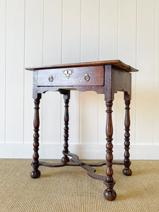 An English Oak Lowboy Table c1790