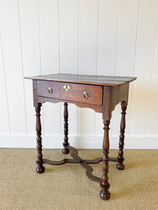 An English Oak Lowboy Table c1790