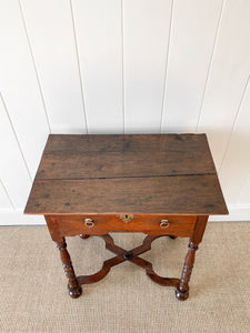 An English Oak Lowboy Table c1790