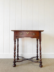 An English Oak Lowboy Table c1790