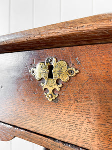 An English Oak Lowboy Table c1790