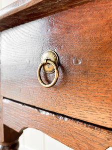 An English Oak Lowboy Table c1790