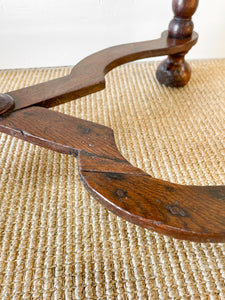An English Oak Lowboy Table c1790