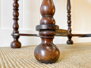 An English Oak Lowboy Table c1790
