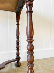 An English Oak Lowboy Table c1790