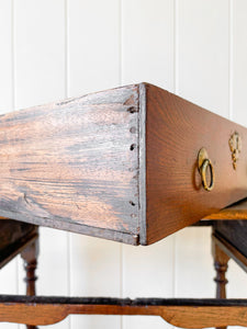 An English Oak Lowboy Table c1790