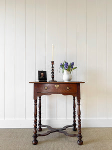 An English Oak Lowboy Table c1790