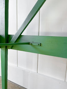 An Old Cottage Green Painted Side Table