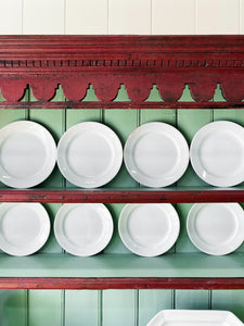 An Early 19th Century Pine Irish Dresser or Cupboard Good Paint
