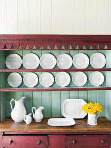 An Early 19th Century Pine Irish Dresser or Cupboard Good Paint