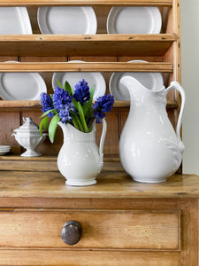 An Early 19th Century Pine Irish Dresser or Cupboard with Wooden Knobs