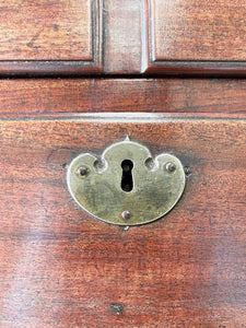 An Early 19th Century English Country Made Mahogany Cottage Chest of Drawers Dresser