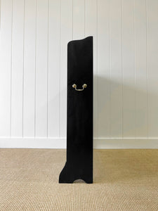 An English Ebonized Waterfall Bookcase