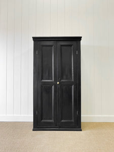An Ebonized Housekeepers Cupboard Cabinet c1890