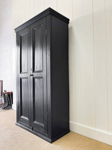 An Ebonized Housekeepers Cupboard Cabinet c1890