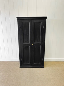 An Ebonized Housekeepers Cupboard Cabinet c1890