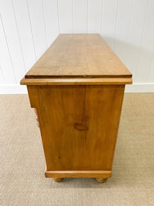 A Pine Antique English Sideboard c1890