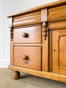 A Pine Antique English Sideboard c1890